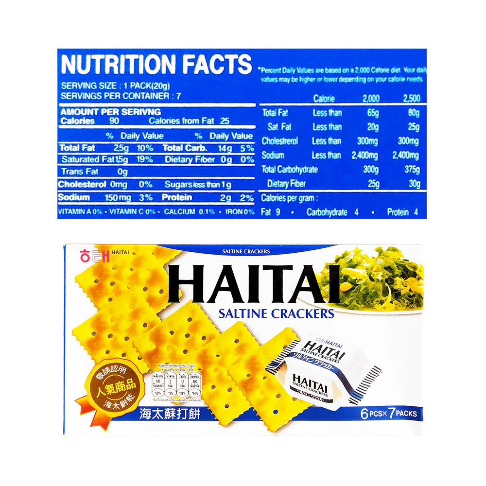 Haitai Saltine Cracker 141g - Image 2