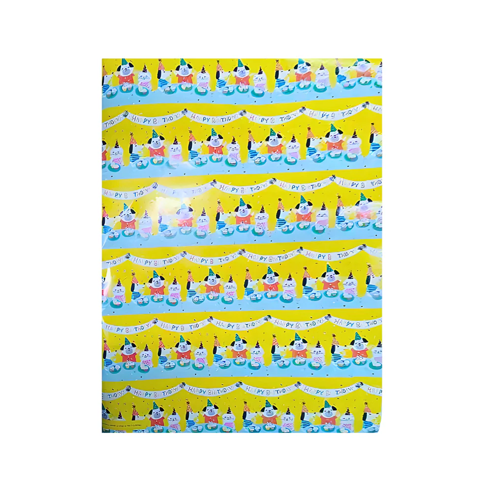 Hallmark Gift Wrap HMK EW Birthday Juvenile - Image 2