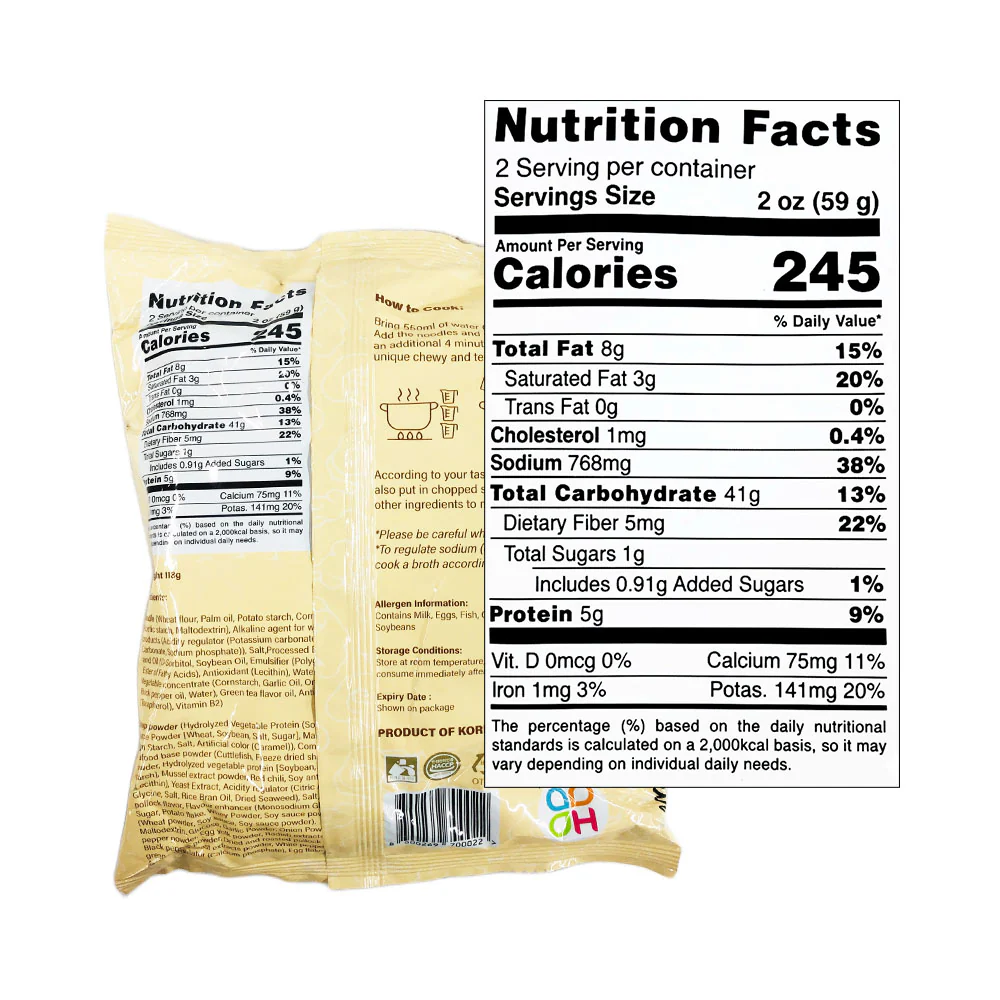 Hana Dried Pollock Ramen 118g - Image 2