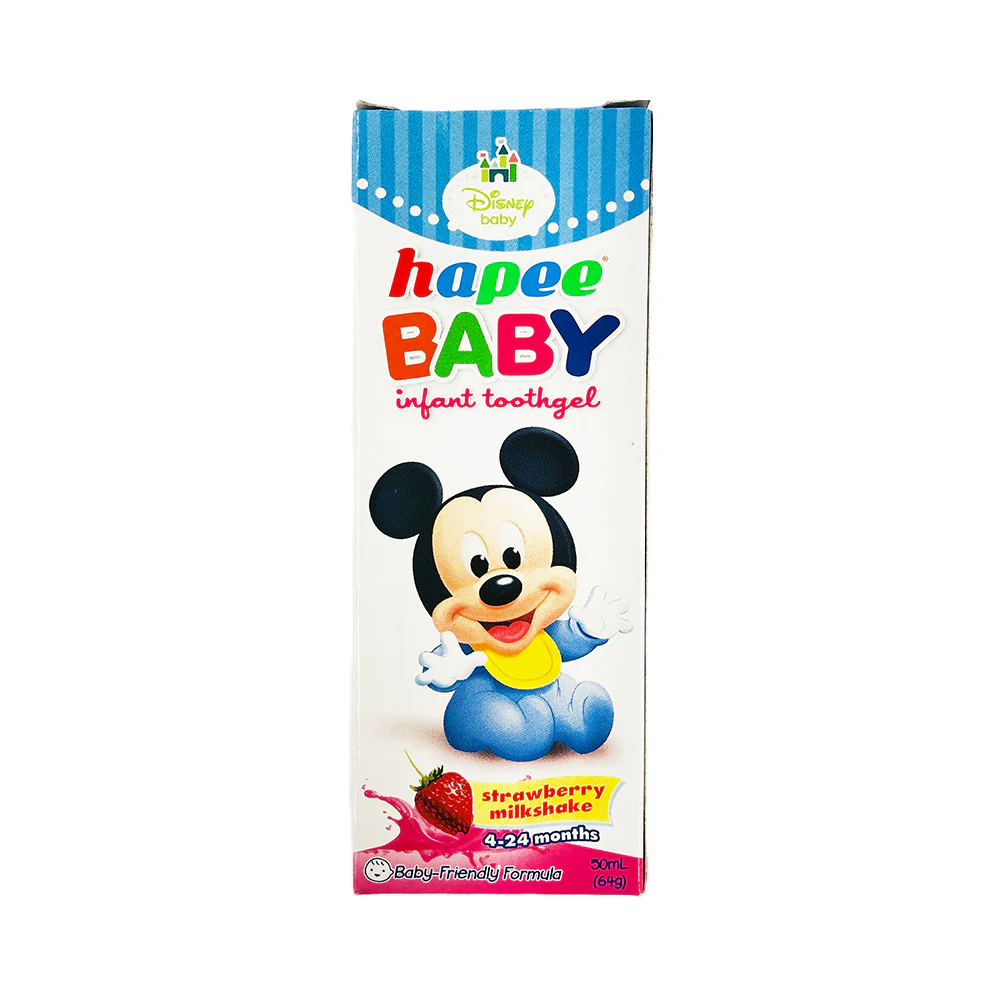 Hapee Baby Infant Toothgel Strawberry Milkshake 50ml - Image 2