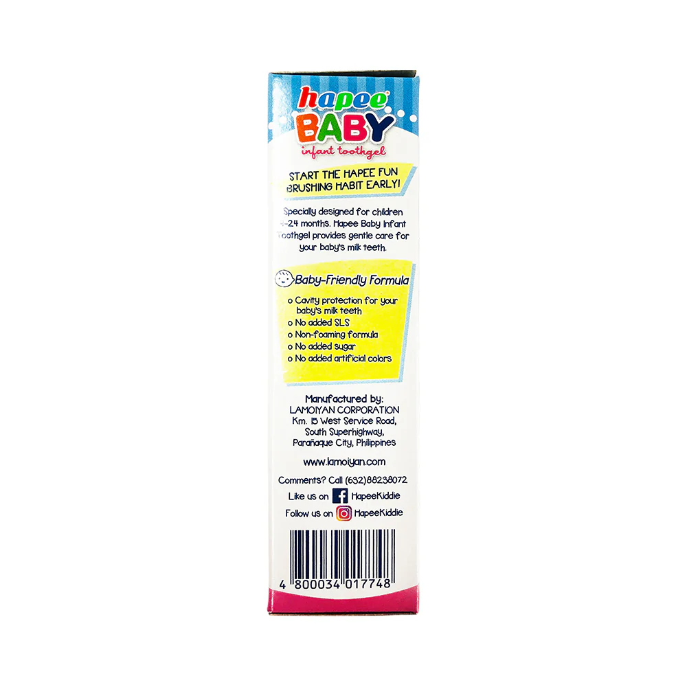 Hapee Baby Infant Toothgel Strawberry Milkshake 50ml - Image 4