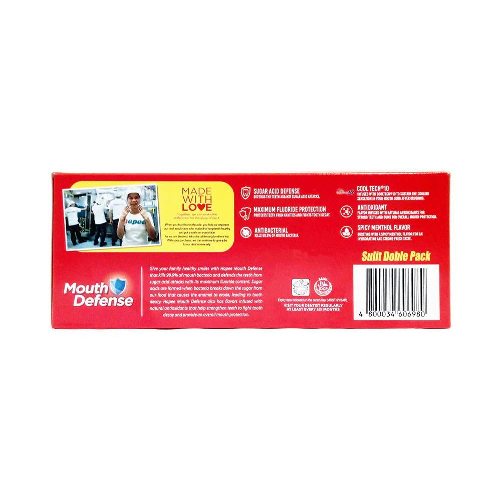 Hapee Explosive Menthol Red Sulit Double Pack 179g x 2's - Image 2