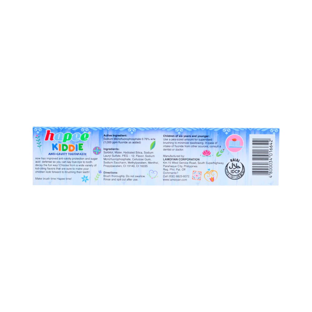 Hapee Kiddie Toothpaste Orange Squeeze 40g - Image 2
