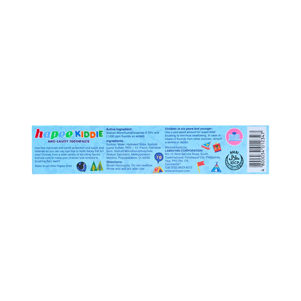 Hapee Kiddie Toothpaste Tutti Frutti Twist 50ml - Image 2