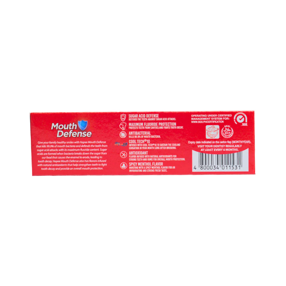 Hapee Toothpaste Explosive Menthol Red 25ml - Image 2