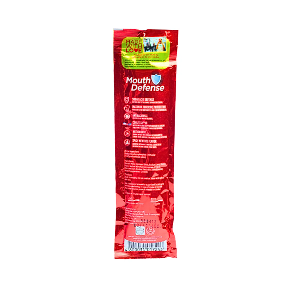 Hapee Toothpaste Explosive Menthol Red 55g - Image 2