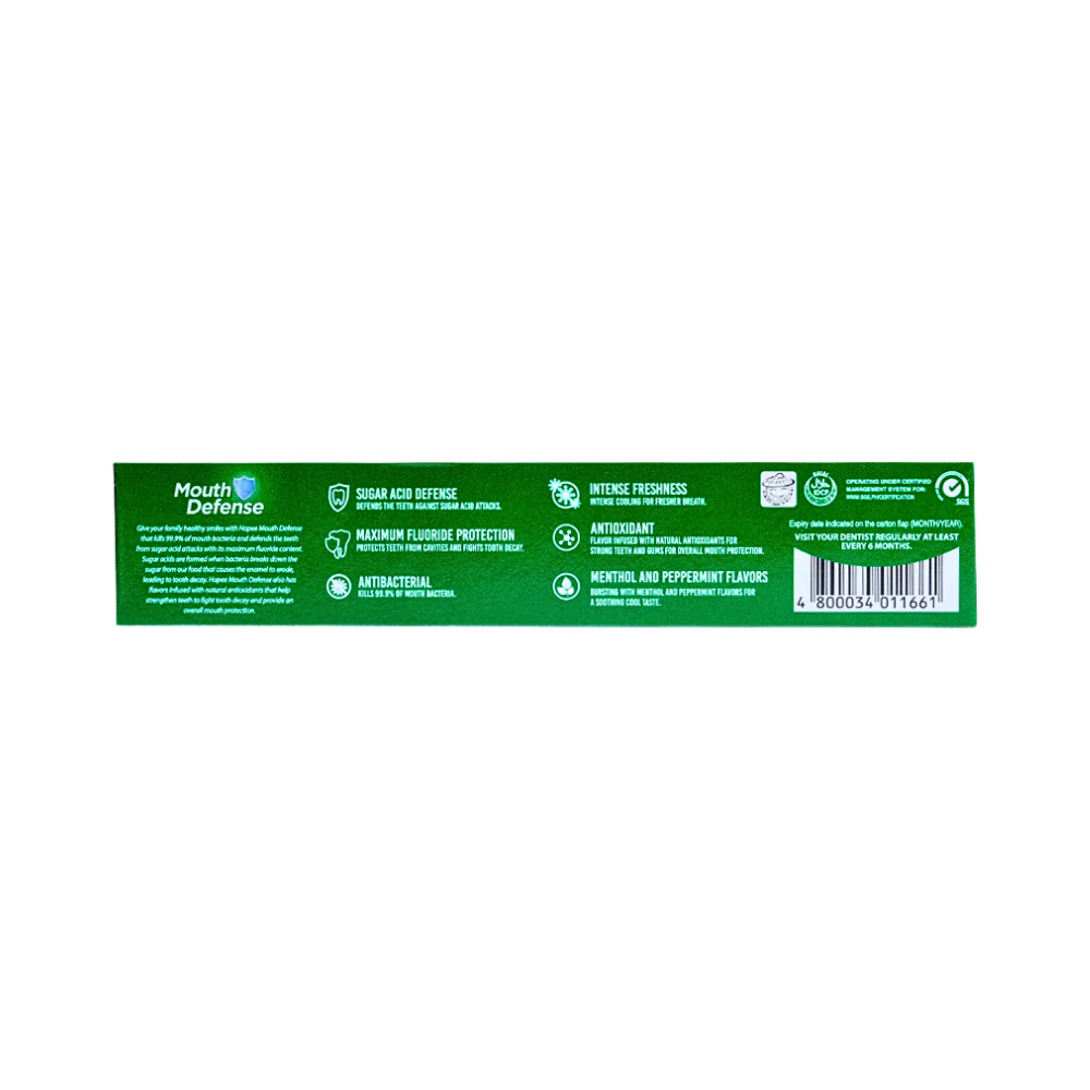 Hapee Toothpaste Fresh Green Outburst 150ml - Image 2
