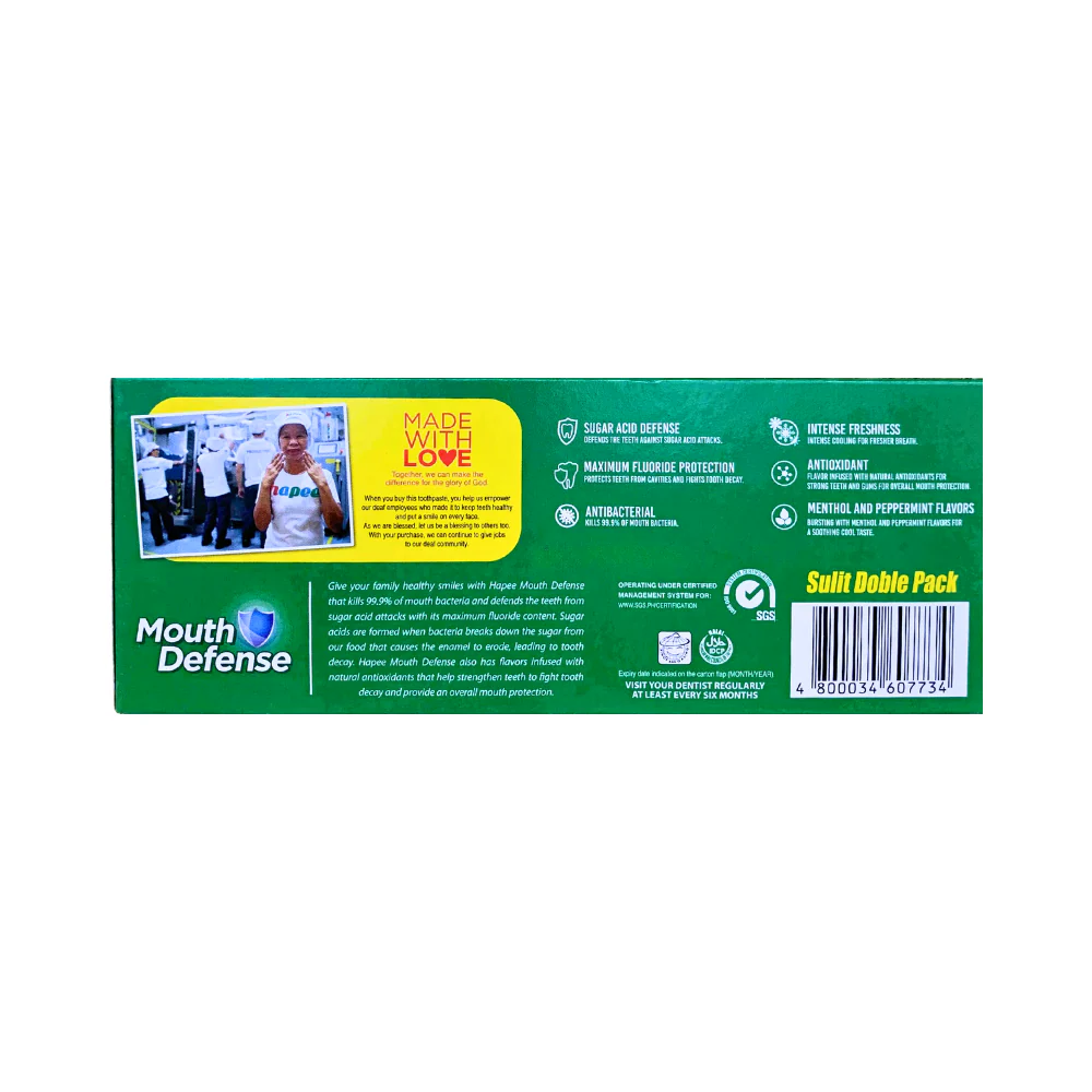 Hapee Toothpaste Sulit Doble Pack 90ml x 2's - Image 4