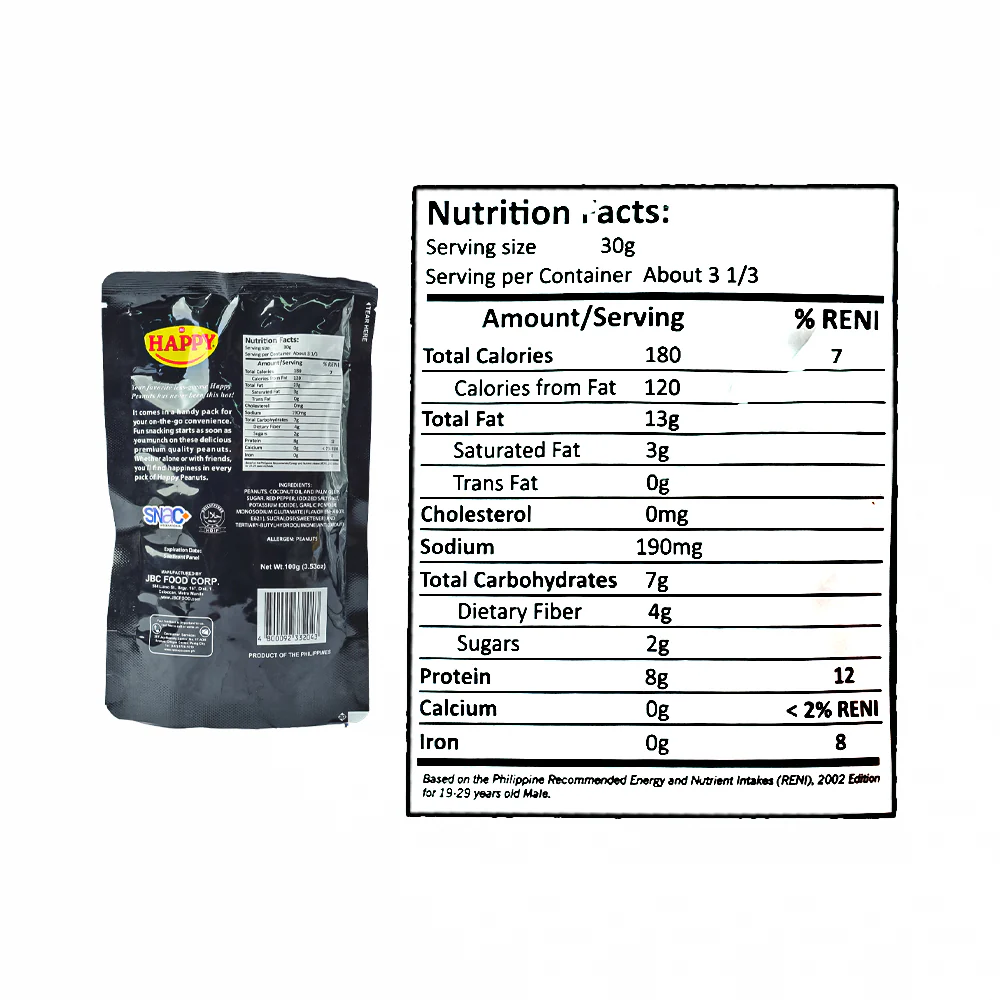 Happy Classic Peanuts Sweet Chili 100g - Image 3