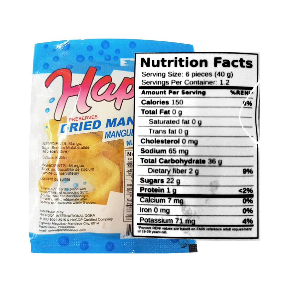 Happy Dried Mango Chips 50g - Image 2