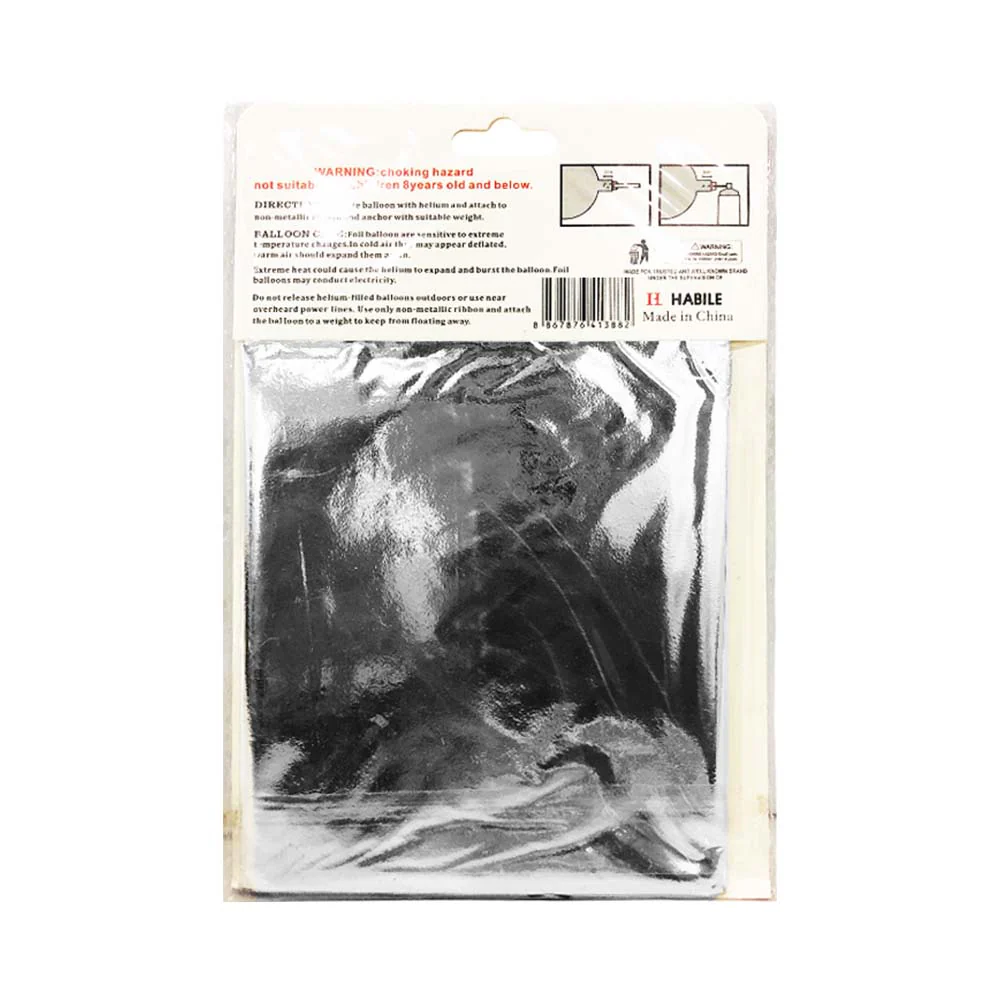 Haqingqing Number Foil Balloon Silver 32in - Image 11