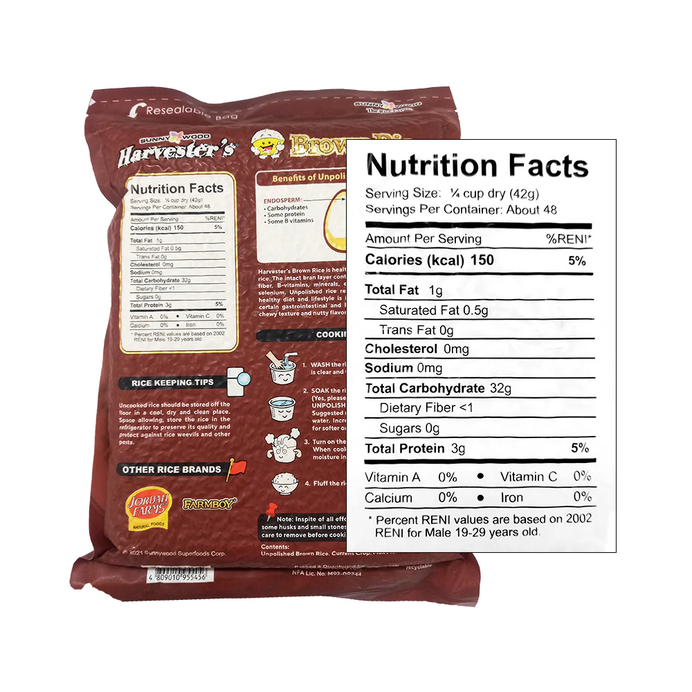 Harvesters Brown Rice 2kg - Image 2