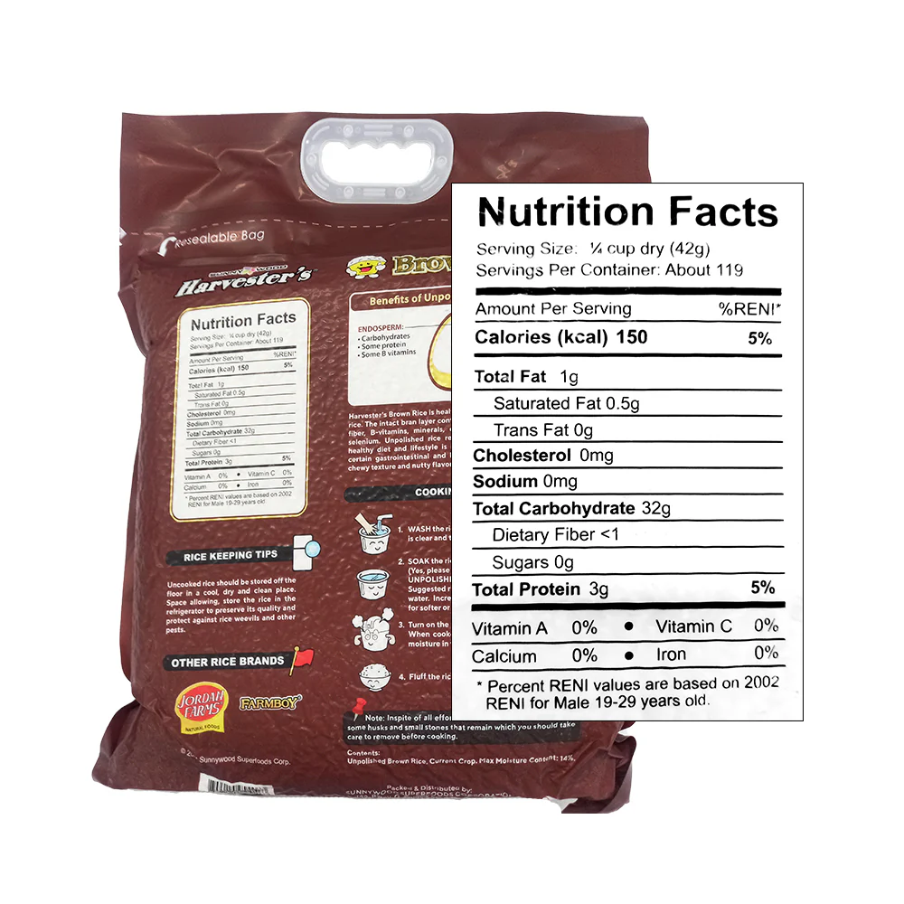 Harvester's Brown Rice 5kg - Image 2