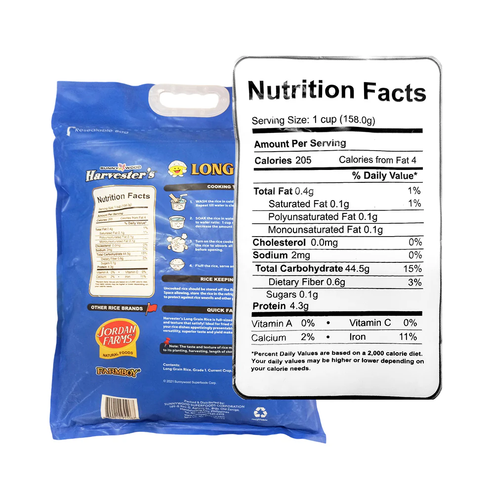 Harvester's Long Grain Rice 5kg - Image 2