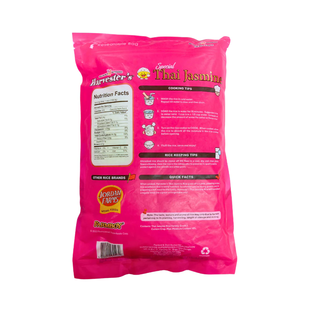 Harvester's Thai Jasmine Rice 2kg - Image 2