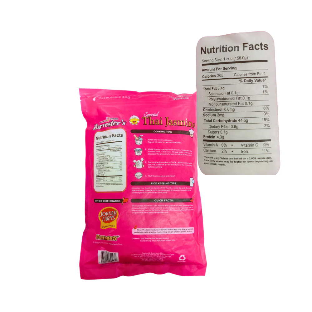 Harvester's Thai Jasmine Rice 2kg - Image 3