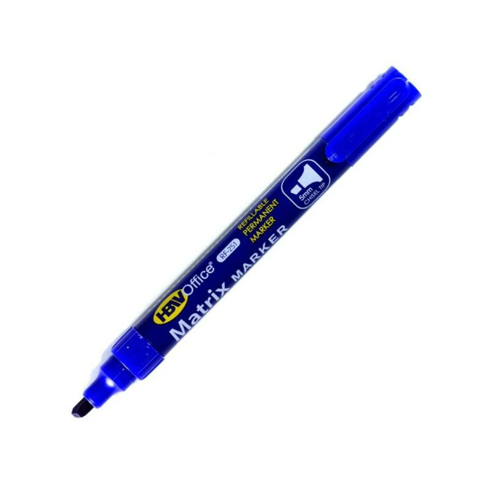 HBW Matrix Permanent Marker Chisel Black - Image 3