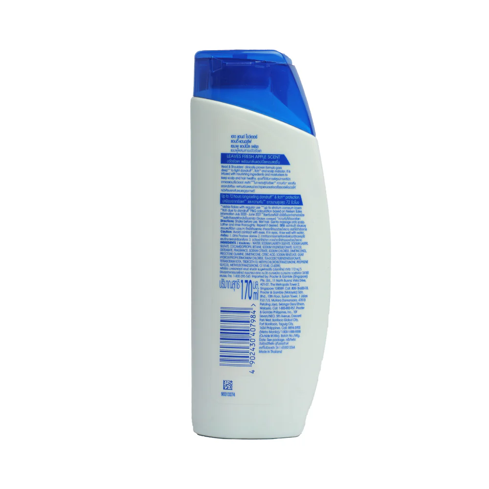 Head & Shoulders Anti-Dandruff Shampoo Apple Fresh 170ml - Image 2