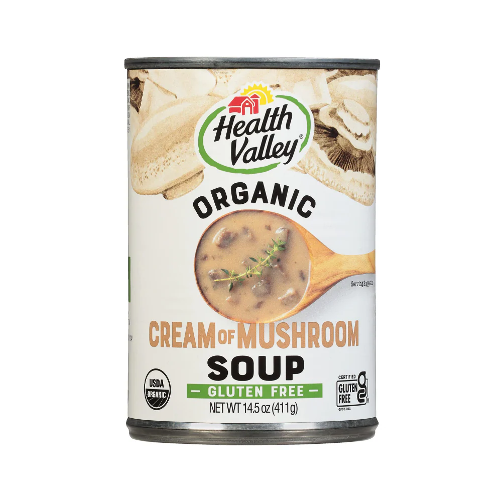 Health Valley Organic Cream Of Mushroom Soup 411g - Image 2