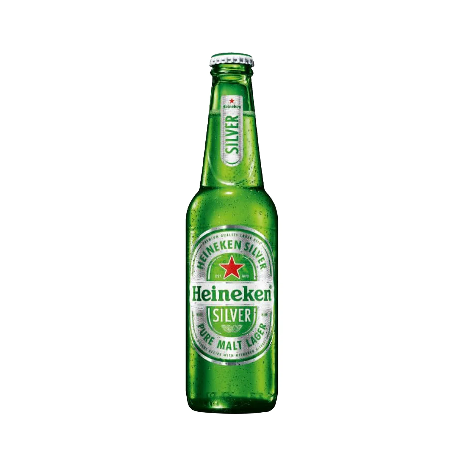 Heineken Beer Silver Bottle 330ml - Image 2