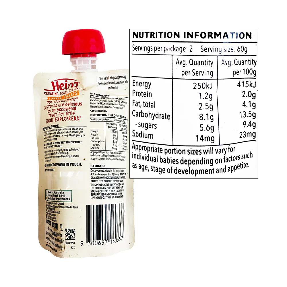 Heinz Little Treats Custard 6+ Months 120g - Image 4