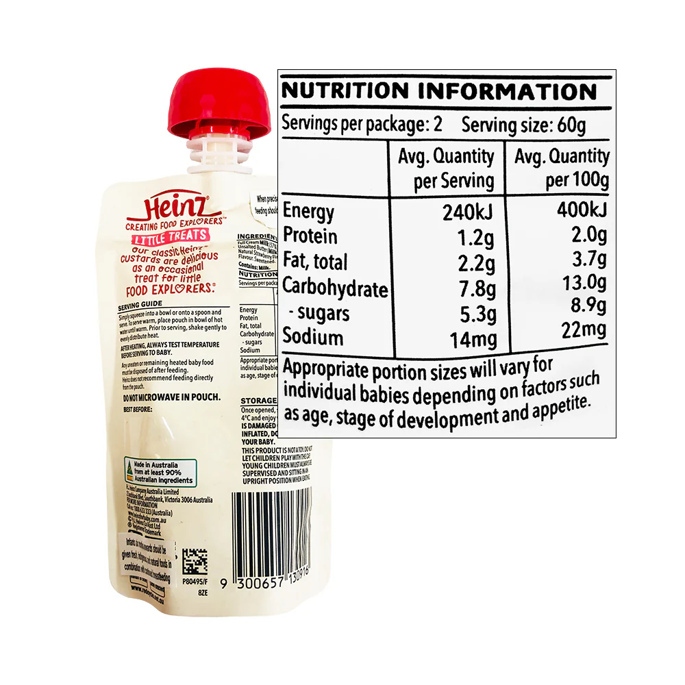 Heinz Little Treats Custard 8+ Months 120g - Image 5