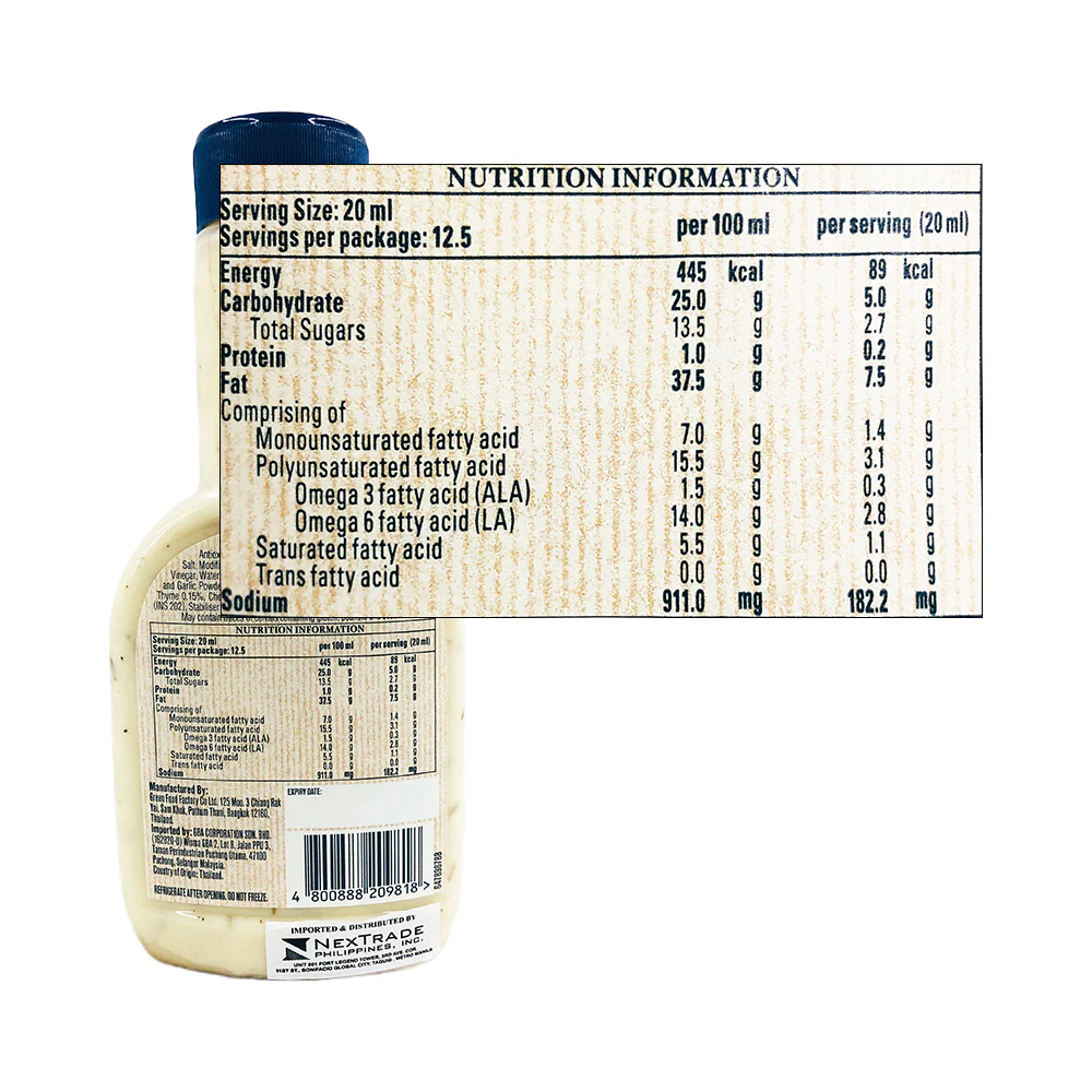 Hellmann's Salad Dressing 250ml - Image 2