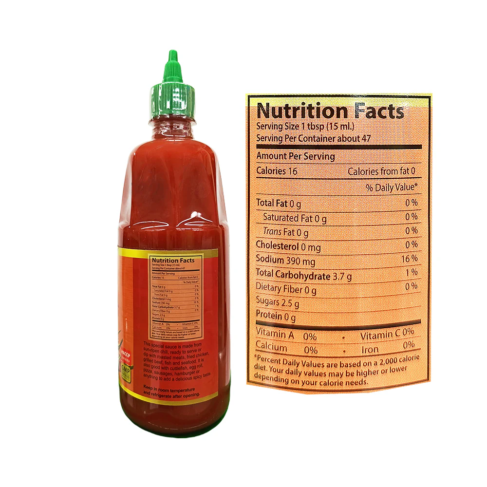 Heng Bing Sriracha Extra Hot Chili Sauce 850g (24oz) - Image 2