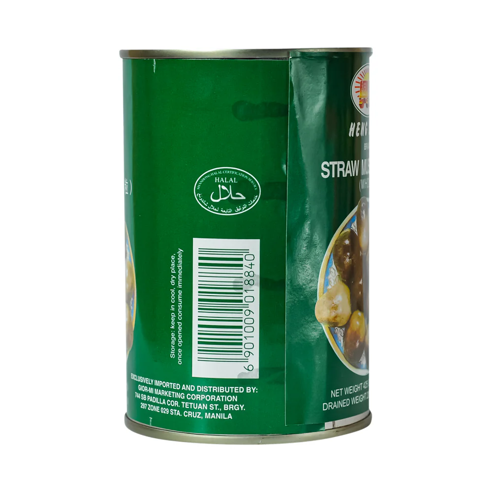 Heng Bing Straw Mushrooms 425g - Image 2