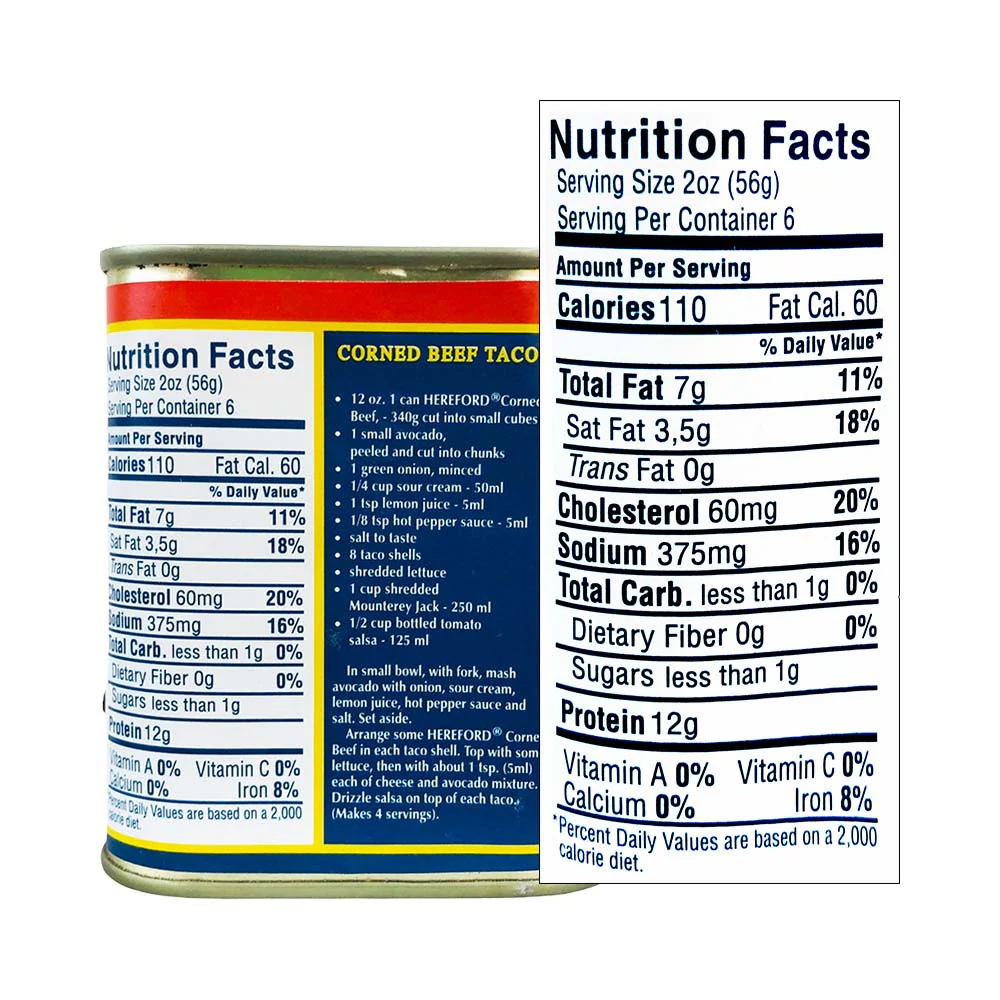 Hereford Corned Beef 25% Less Sodium 340g - Image 2