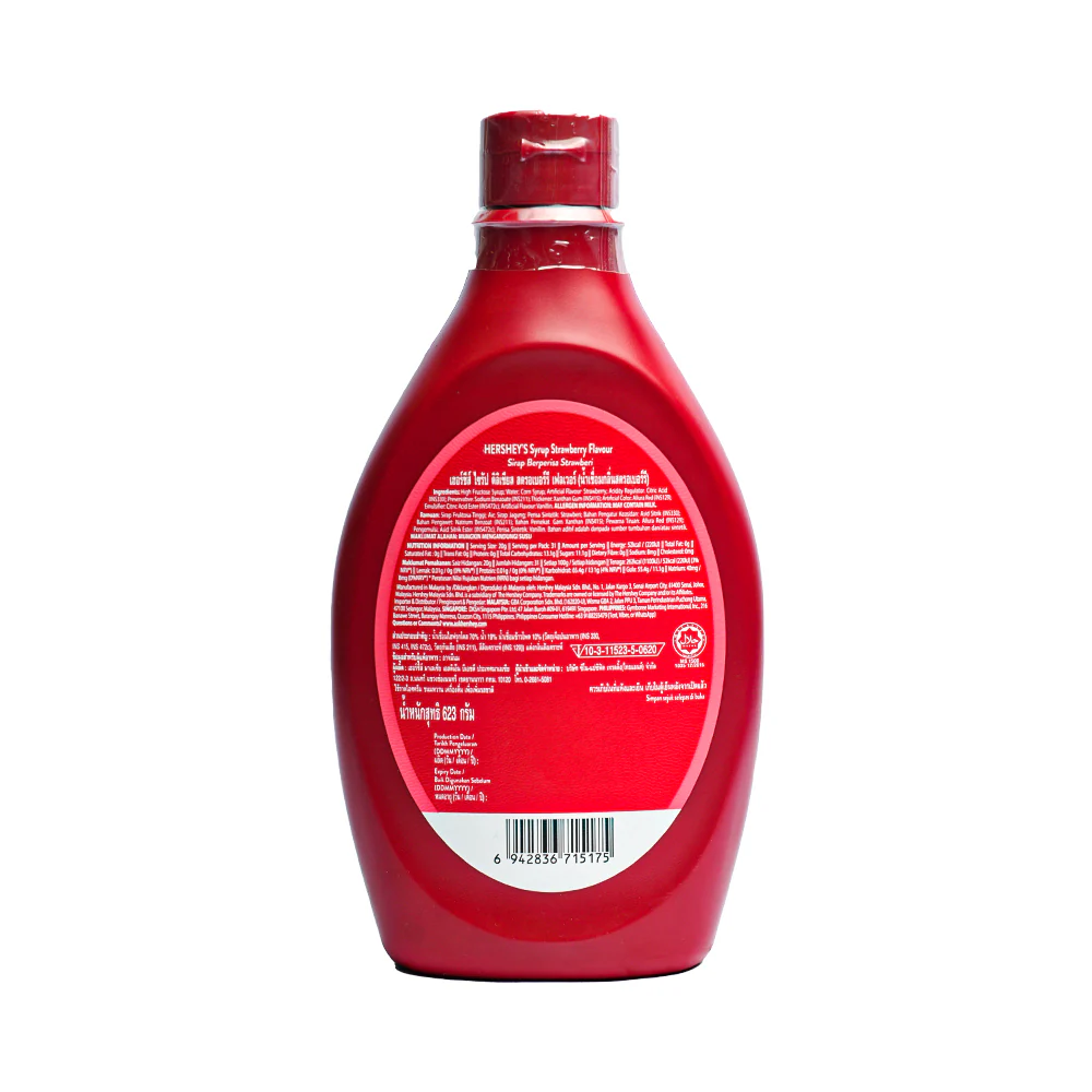Hershey's Strawberry Syrup 623g (22oz) - Image 2