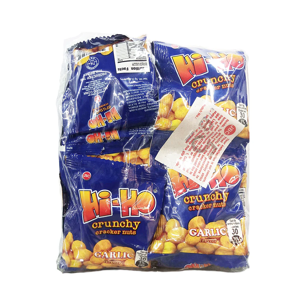 Hi-Ho Crunchy Cracker Nuts Garlic 20's - Image 2