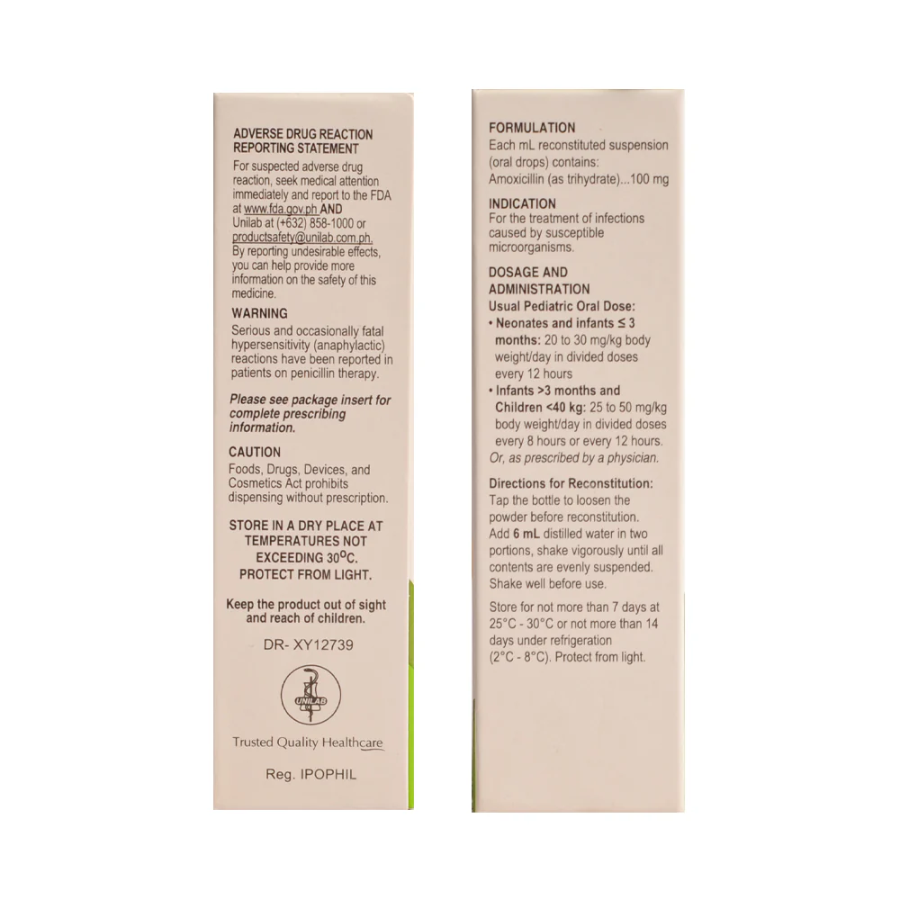 Himox Amoxicillin 100mg/ml Drops 10ml - Image 3