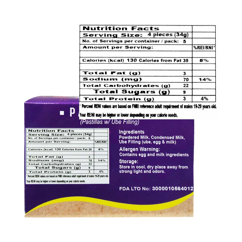 Hinam-is PastiRoll Ube Filling 20's - Image 4