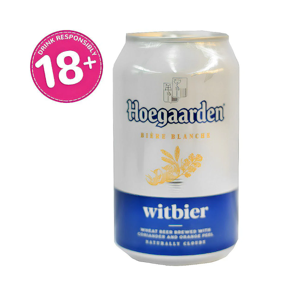 Hoegaarden Wheat Beer Coriander And Orange Peel Can 330ml