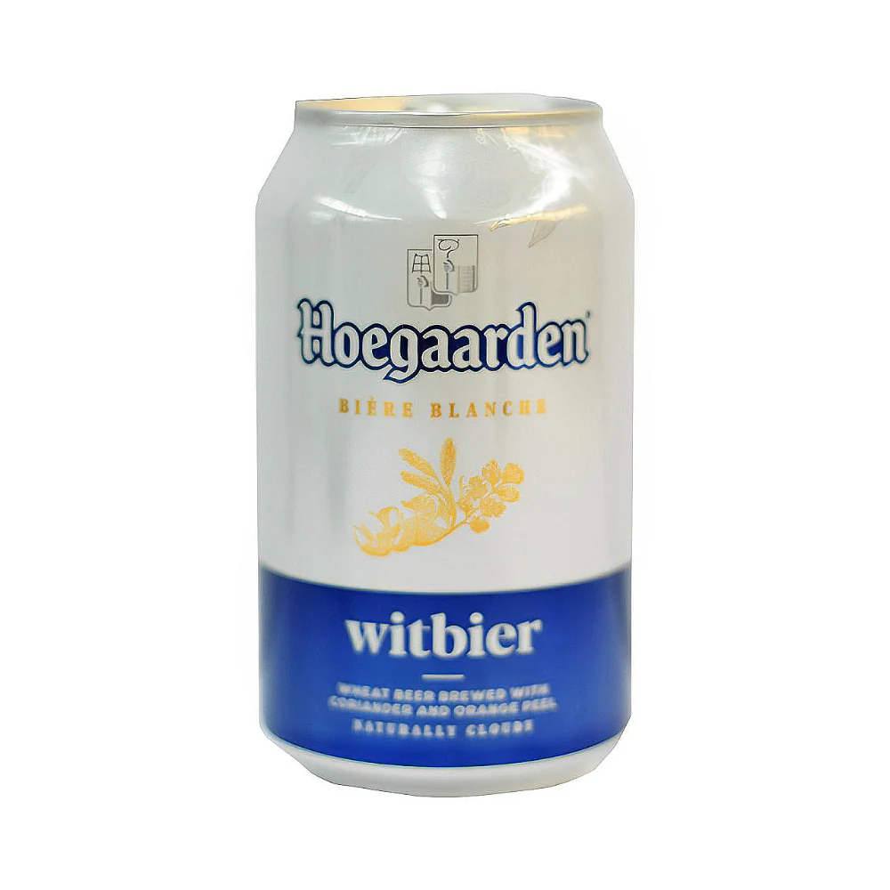Hoegaarden Wheat Beer Coriander And Orange Peel Can 330ml - Image 2