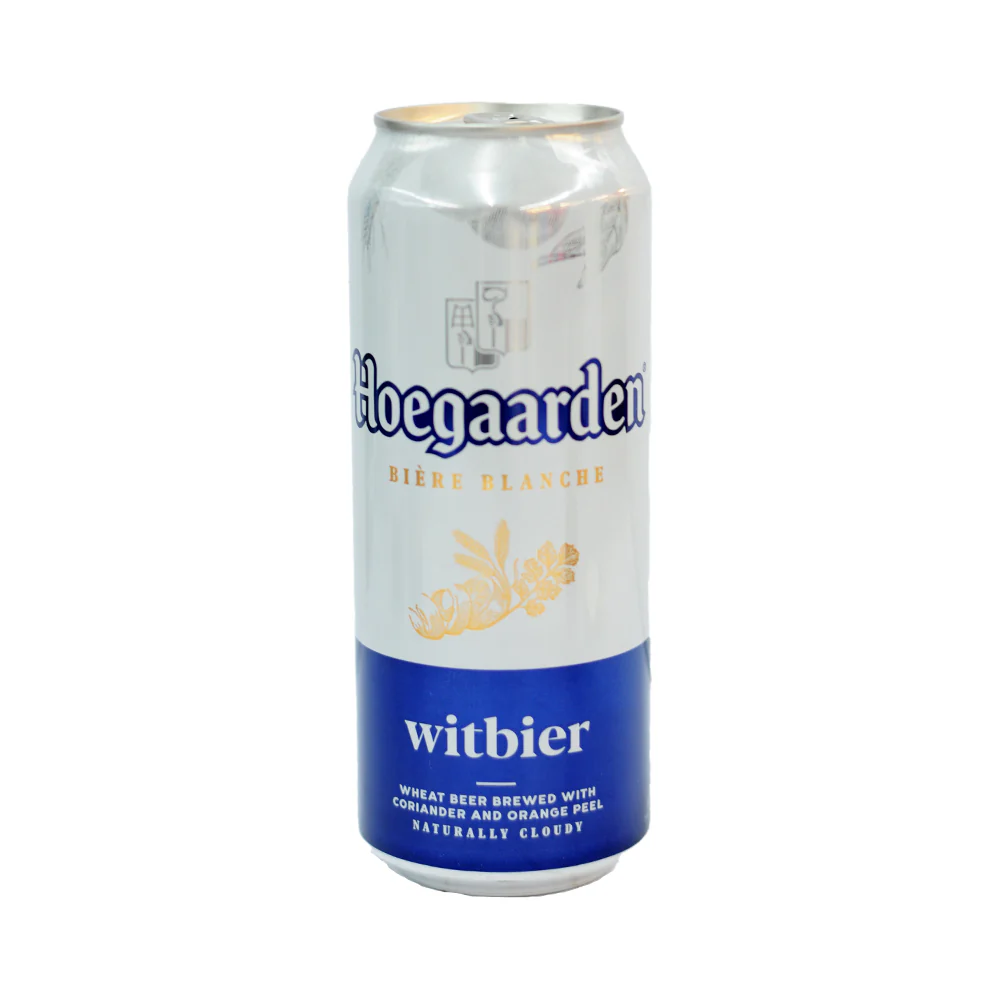 Hoegaarden Wheat Beer Coriander And Orange Peel Can 500ml - Image 2