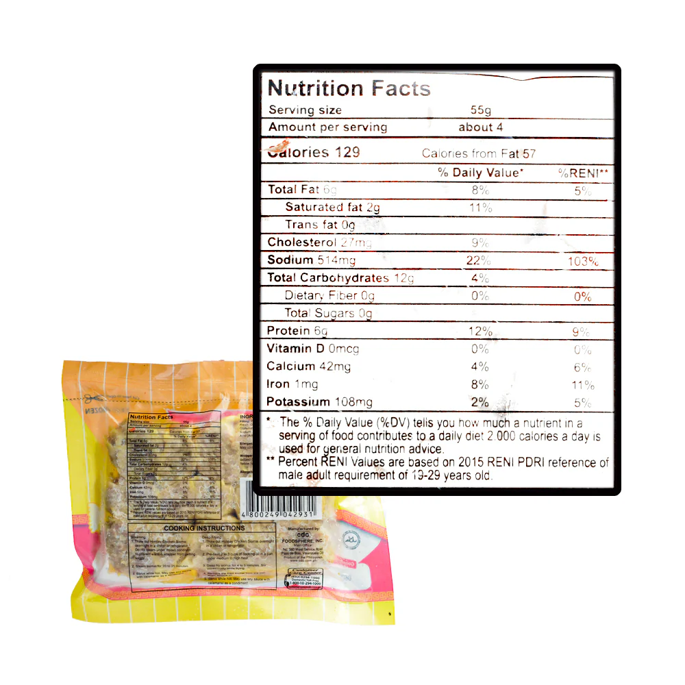 Holiday Chicken Siomai 240g - Image 2