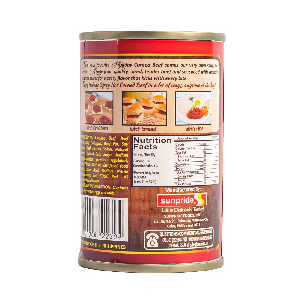 Holiday Corned Beef Spicy Hot 160g - Image 2