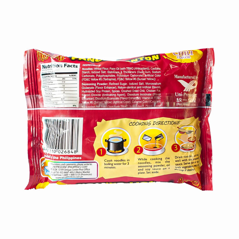 Homi Instant Pancit Canton Chili 60g - Image 2