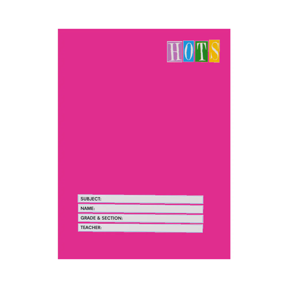 Hots Writing Notebook Assorted Color Coded 80 Leaves - Image 2
