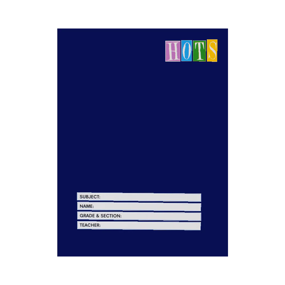 Hots Writing Notebook Assorted Color Coded 80 Leaves - Image 3