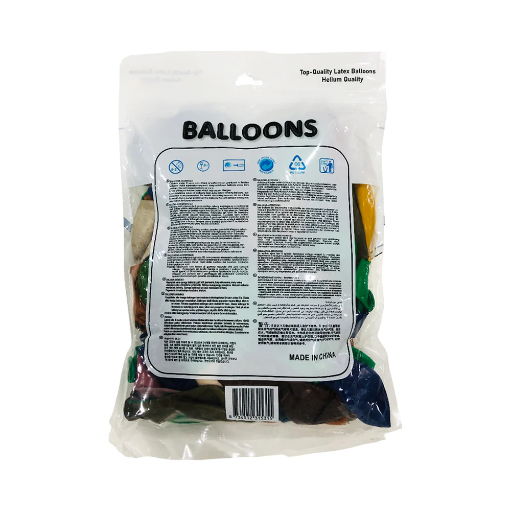 HTOP Retro Balloon Set 12in 100's - Image 9