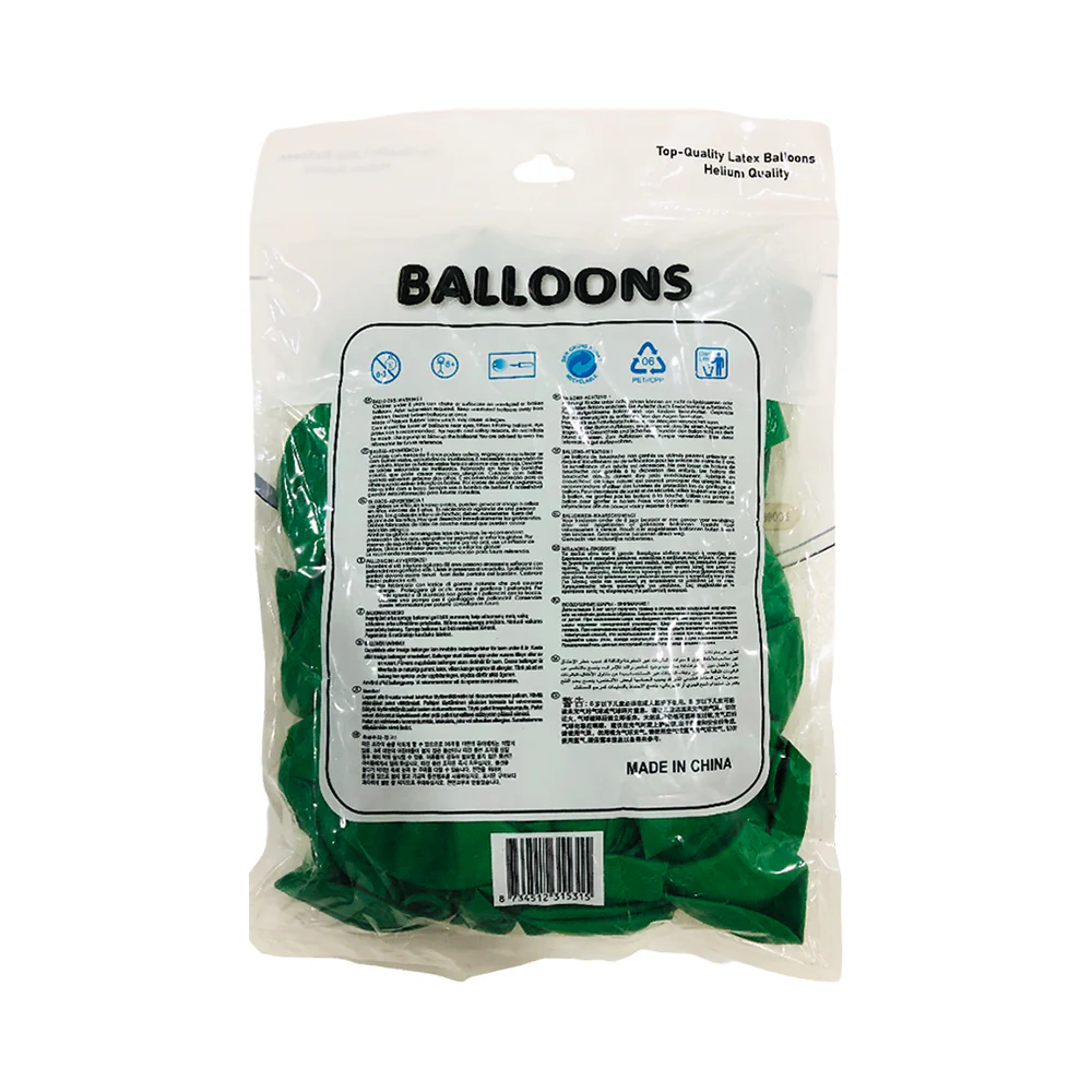 HTOP Standard Balloon Set 12in 100's - Image 4