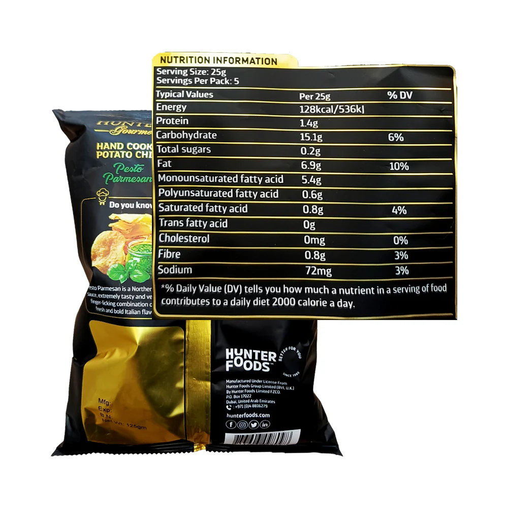 Hunters Hand Cooked Potato Chips 125g - Image 12
