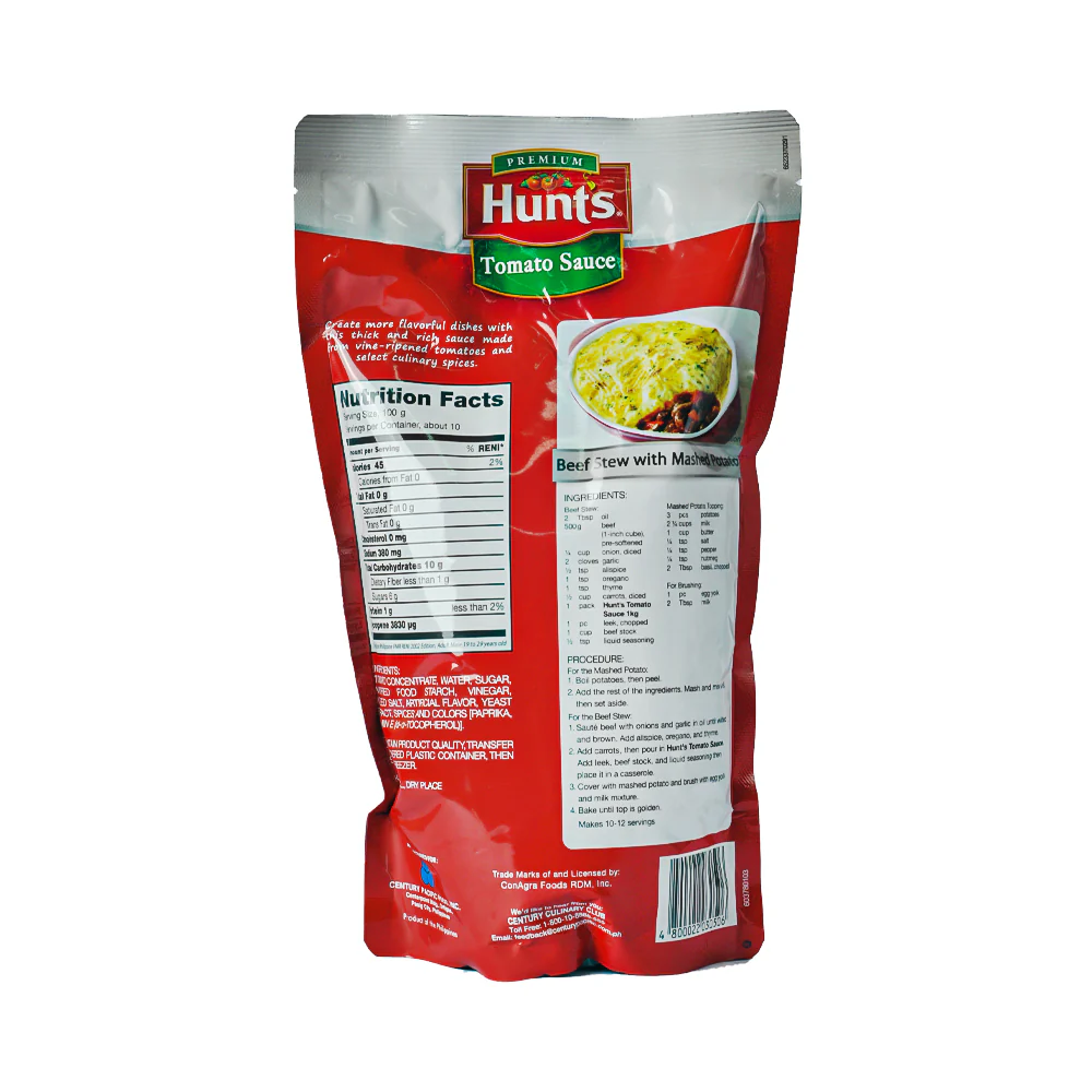 Hunt's Tomato Sauce 1kg - Image 2