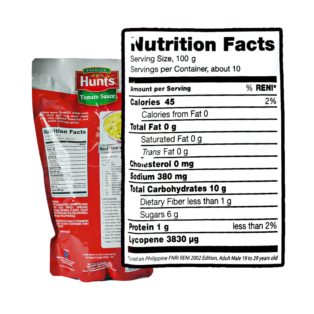 Hunt's Tomato Sauce 1kg - Image 3