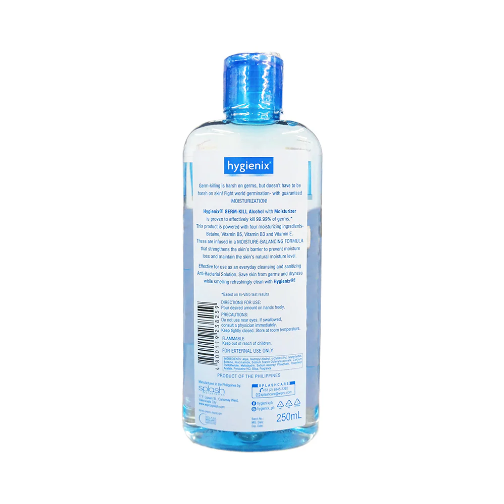 Hygienix Alcohol With Moisturizer 250ml - Image 2