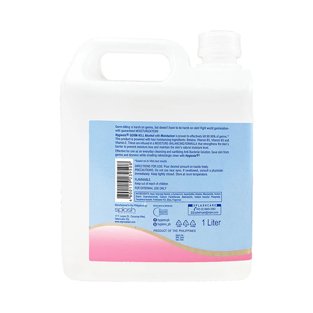 Hygienix Germ Kill Alcohol With Moisturizer 1L - Image 2