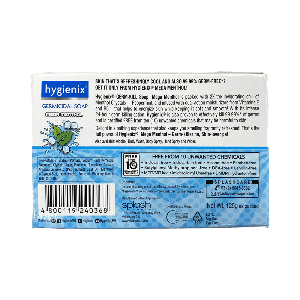 Hygienix Germkill Soap Mega Menthol - Image 4